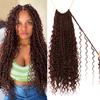 Goddess Boho Box Braids Crochet Hair-8 Packs 18 Inch Crochet Box Braids for Black Women Pre Looped (#4, 18 Inch (Pack of 8)) view 1