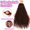 Goddess Boho Box Braids Crochet Hair-8 Packs 18 Inch Crochet Box Braids for Black Women Pre Looped (#4, 18 Inch (Pack of 8)) view 4