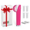 PELCAS Electric Dermaplaning Tool for Face with LED Light, Mini Dermaplaning Razor Kit for Women with 6 Replace Blades 3 Speeds Facial Peach Fuzz Exfoliation & Hair Removal At Home BV18-712 Rose Pink view 1