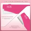 PELCAS Electric Dermaplaning Tool for Face with LED Light, Mini Dermaplaning Razor Kit for Women with 6 Replace Blades 3 Speeds Facial Peach Fuzz Exfoliation & Hair Removal At Home BV18-712 Rose Pink view 4