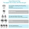Diamond Microdermabrasion Tool Set, 9 Diamond Tips and 2 Wands view 4