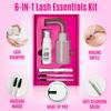 STACY LASH Lash Shampoo Kit Foaming Cleanser with Eye Lash Spoolies & Rinse Bottle & Cleansing Pad & Brush for Eyelash Extensions & Clusters & Natural Eyelashes view 2