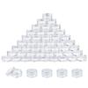 10pcs Make Up Jar Cosmetic Sample Empty Container Plastic Round Lid Small Bottle Eyeshadow Cream Travel Pot 2g 3g 5g 10g 15g 20g (Color : A Size : 10pcs x 5ml) (A 10pcs x 3ml) view 1