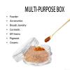10pcs Make Up Jar Cosmetic Sample Empty Container Plastic Round Lid Small Bottle Eyeshadow Cream Travel Pot 2g 3g 5g 10g 15g 20g (Color : A Size : 10pcs x 5ml) (A 10pcs x 3ml) view 3