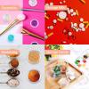 10pcs Make Up Jar Cosmetic Sample Empty Container Plastic Round Lid Small Bottle Eyeshadow Cream Travel Pot 2g 3g 5g 10g 15g 20g (Color : A Size : 10pcs x 5ml) (A 10pcs x 3ml) view 4