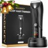 Spacekey Electric Body Hair Trimmer - IPX7 Waterproof Ball Trimmer for Men with LED Light, Wet/Dry Groomer, USB-C Rechargeable, Travel Bag Included - Men's Pubic, Groin and Body Shave view 1