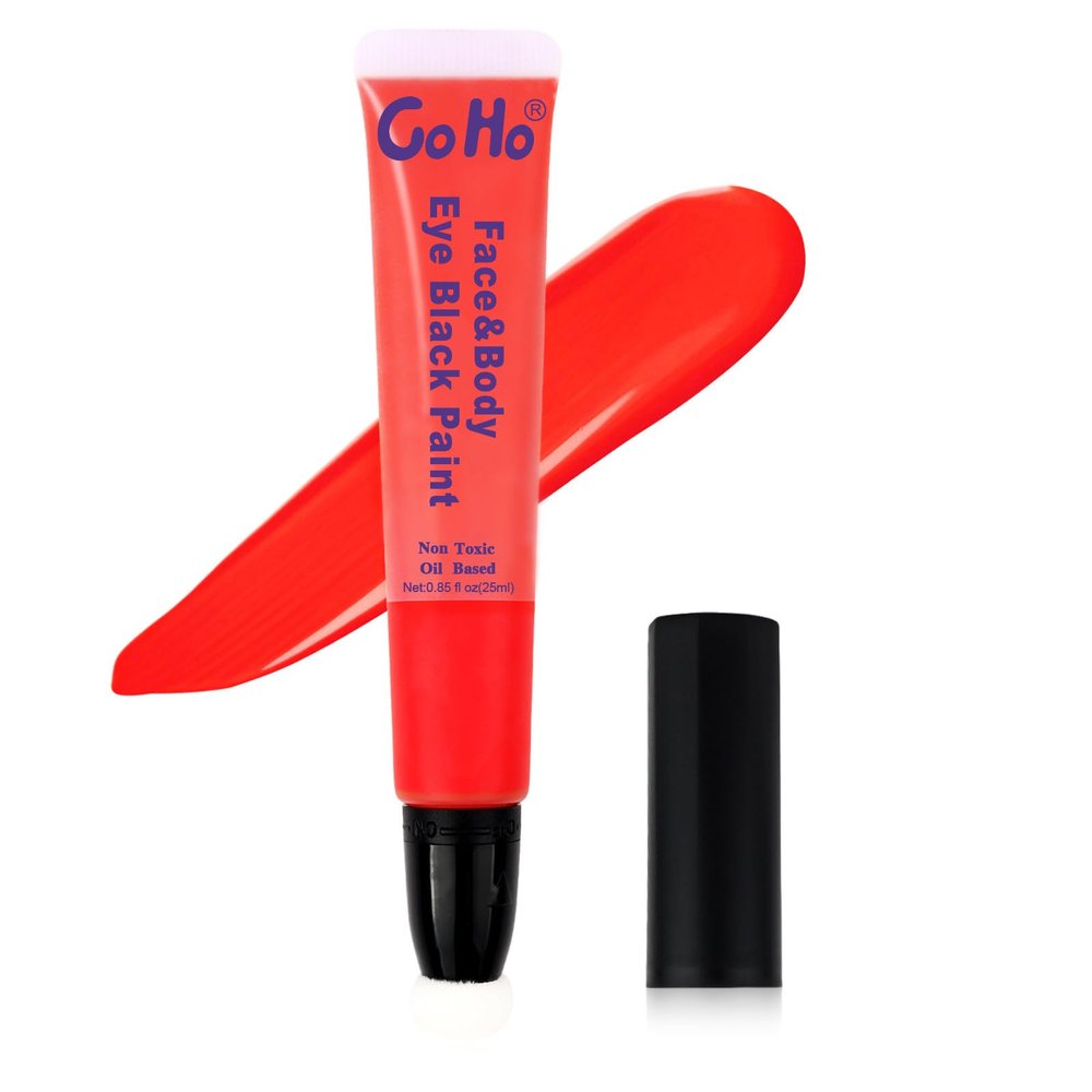 Go Ho Red Face Paint,Waterproof Oil Based Cream Red Face Body Paint Stick for Halloween Cosplay SFX Spider Devil Clown Makeup