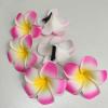 10 Pcs 7cm Hawaii Plumeria Flower Clips Hawaiian Hair Barrettes Beach Party Artificial Tropical Flower Hairpins for Wedding Hair Accessories Clips and Barrettes (Multicolor) view 3