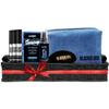 Blackbeard for Men THE WHOLE ENCHILADA, 3 Blackbeard Men Beard Color, 1 Seaspray Hair Thickener, 1 Anti-Aging Seasoap Bar, 1 Beard Brush w/Vegan Bristles, 1 Sea Blue Shaving Kit Bag Brown/Auburn view 1