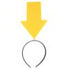Cabilock Arrow Hairband Unique Arrow Shaped Cloth Headband Fun Photo Booth Prop Hair Accessory for Birthdays Festivals and Party Events view 1