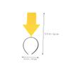 Cabilock Arrow Hairband Unique Arrow Shaped Cloth Headband Fun Photo Booth Prop Hair Accessory for Birthdays Festivals and Party Events view 2