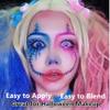 Go Ho Royal Blue Face Paint,Waterproof Cream Blue Face Body Paint for Halloween Cosplay SFX Smurf Mystique Avatar Clown Costume Makeup view 3