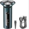 BJFSEAFN Electric Shaver Rotary 3D Floating Razor Waterproof Shaver Men's Razor Beard Trimmer USB Rechargeable view 1
