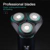 BJFSEAFN Electric Shaver Rotary 3D Floating Razor Waterproof Shaver Men's Razor Beard Trimmer USB Rechargeable view 2