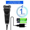 BJFSEAFN Powerful Cordless LCD Electric Shaver with Charger Base Wet Dry Beard Electric Razor Rechargeable Facial Shaving Machine for Men(Green with Box) view 4