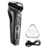 BJFSEAFN Powerful Cordless LCD Electric Shaver with Charger Base Wet Dry Beard Electric Razor Rechargeable Facial Shaving Machine for Men(Black with Box) view 1
