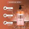 Bella Vita Luxury Glam Woman Body Wash Refreshing Shower Gel for Deep Cleansing, Hydrating, Moisturising, Softer & Smoother Skin with Aloe Vera 500 ml view 3