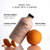 All Natural Body Scrub 10oz - Body Exfoliator with Walnut Shells and Orange Peel - Nourishing Cleanser & Body Scrub - Clean Beauty - Vegan Body Care - Organic Loofa Included view 4