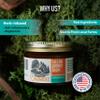 Chaumiere Herb Infused Organic Grass Fed Beef Tallow Honey Balm - Face Moisturizer with Raw Honey & Natural Herbs - Whipped Cream for Dry & Sensitive Skin - 2.5 oz view 3