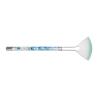FashionCha Fan Makeup Brush Practical Ergonomic Handle Comfortable Face Highlighting Brush Brush for Women, Blue view 1