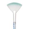 FashionCha Fan Makeup Brush Practical Ergonomic Handle Comfortable Face Highlighting Brush Brush for Women, Blue view 4