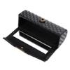 FashionCha PU Leather Single Lipstick Case Holder Storage Box W/Mirror for Purse, Black, 9x3.5x3.5 cm view 4
