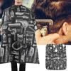 Barber Apron, Barber Cape Salon Gown Cape with Anti Static Design, Breathable Hairdressing Apron for Hair Cutting and Coloring view 2