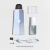 DERMAFLASH DERMAPORE+ Skin Care Device, Ultrasonic 2-in-1 Pore Extractor and Serum Infuser, Holiday Metallic view 3