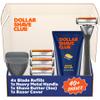 Dollar Shave Club | The VIP Shave Set | 4 Swift Rinse Refill Cartridges, 1 Heavy Metal Handle, 1 Shave Butter 3 ounce, 1 Razor Cover, Razors for Men view 1