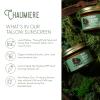 Tallow Sunscreen SPF 50  Herb-Infused Balm with Non-Nano Zinc, Carrot Seed Oil & Grass-Fed Tallow  Natural Face & Body Moisturizer, Reef Safe, Organic Ingredients, Made in USA  2.5 x 2 oz view 4