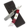 Damascus Straight Razor - Custom Shaving Blade for men - Damascus Steel Barber Approved - Straight Edge Razor For Men - Mens Straight Razor Kit -Travel Case - Best Gift Set For Him view 1