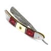 Damascus Straight Razor - Custom Shaving Blade for men - Damascus Steel Barber Approved - Straight Edge Razor For Men - Mens Straight Razor Kit -Travel Case - Best Gift Set For Him view 4