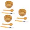 minkissy 9pcs Face Mask Mixing Bowl Brush and Spoon Skincare Tools for Even Application and Easy Cleaning for Home view 1