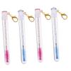 HAPINARY 4pcs Eyelash Brush Keychain Mascara Wands Versatile Applicator for Lash Extension Lightweight Portable view 1