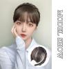WANGHAI2024M Hair Bangs Bang Hair Bands Front Hair Bangs Fringe Hair Extensions Synthetic Fake Bangs Hair Neat Fringe Bangs with Double Row Braids Headband for Women Girls Bangs Extension(Dark brown) view 4