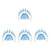GALPADA 200pcs Gauge Earring Kit Ear Gauges Stretching Acrylic Studs for Ear Piercing Stylish Horns Jewelry for Men Women view 1