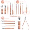 LmashRbaiw Nail Clipper Set 16 in 1,Stocking Stuffers for Adults,Christmas Gifts Under 10Dollars for Men Women,Manicure Kit,Nail Clipping Tools Portable Travel Grooming Kit,Toenail Clipper Cutters view 3