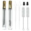 fupah Empty Mascara Tube and Wand Glass, Lip Gloss Tube, Refillable Makeup Containers, 10ml, Glass, Crystal Clear Vision, Leak Proof, Reusable, Travel Ready view 1
