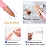 LiXiongBao USB Rechargeable Portable Electric Eyebrow Trimmer Pen for Women,Painless Precision Eyebrow Hair Remover, Safe Eyebrow Shaver Razor Tool for face Leg Lip Armpit Hand(Pink) view 4