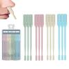 Calefow 12Pcs Nose Hair Trimmer2-in-1 Nasal Hair CutterUpgraded Manual 360 Rotating Nostril Hair Removal Tool Double Sided Nose Hair Blade for Women Men Personal Cleaning view 1