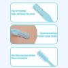 Calefow 12Pcs Nose Hair Trimmer2-in-1 Nasal Hair CutterUpgraded Manual 360 Rotating Nostril Hair Removal Tool Double Sided Nose Hair Blade for Women Men Personal Cleaning view 2