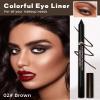 Brown Eyeliner Gel Pencil, Sharpenable Matte Eye Liner Pen Waterproof Smudge proof, Gel Cream Smooth Waterline Eyeliner Long Lasting, Eyeliner Makeup with Sharpener, High Pigmented Dineador De Ojos-02 view 2