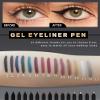 Brown Eyeliner Gel Pencil, Sharpenable Matte Eye Liner Pen Waterproof Smudge proof, Gel Cream Smooth Waterline Eyeliner Long Lasting, Eyeliner Makeup with Sharpener, High Pigmented Dineador De Ojos-02 view 4
