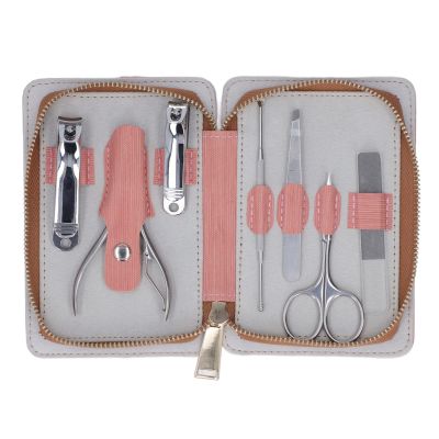 7in1 Manicure Sets Personal Care Tools, Manicure Set Nail Clipper Set, Stainless Steel Professional Nail Clippers Pedicure Set, for Nail Salons Makeup Studios