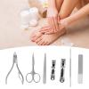 7in1 Manicure Sets Personal Care Tools, Manicure Set Nail Clipper Set, Stainless Steel Professional Nail Clippers Pedicure Set, for Nail Salons Makeup Studios view 4