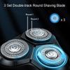 BJFSEAFN Powerful Shaver for Men Electric Shaver Beard Shaving Machine Electric Razor Rechargeable Waterproof(with Box) view 4