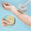 TRYQTYL Detachable Back Scrubber with Built-in Shower Gel Container  Exfoliating Scrub Bath Brush Head, 36cm Long Handle Liquid Bath Shower Rub Bath Brush for A Refreshing Bath Experience (Green) view 4