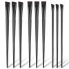 9 Pcs Angled Eyeliner and Eyebrow Brush Set - Flat Tint, Fine Slanted Applicator, Ultra Thin Makeup Brush for Eyeshadow and Eyeliner view 1
