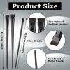 9 Pcs Angled Eyeliner and Eyebrow Brush Set - Flat Tint, Fine Slanted Applicator, Ultra Thin Makeup Brush for Eyeshadow and Eyeliner view 2