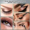 12 Pack Angled Eyeliner Brush Set Eyebrow Brushes, Flat Eyebrow Tint Brush, Ultra Thin Makeup Brush, Fine Slanted Eyebrow Brush Applicator, Eye Makeup Brush Applicator view 3